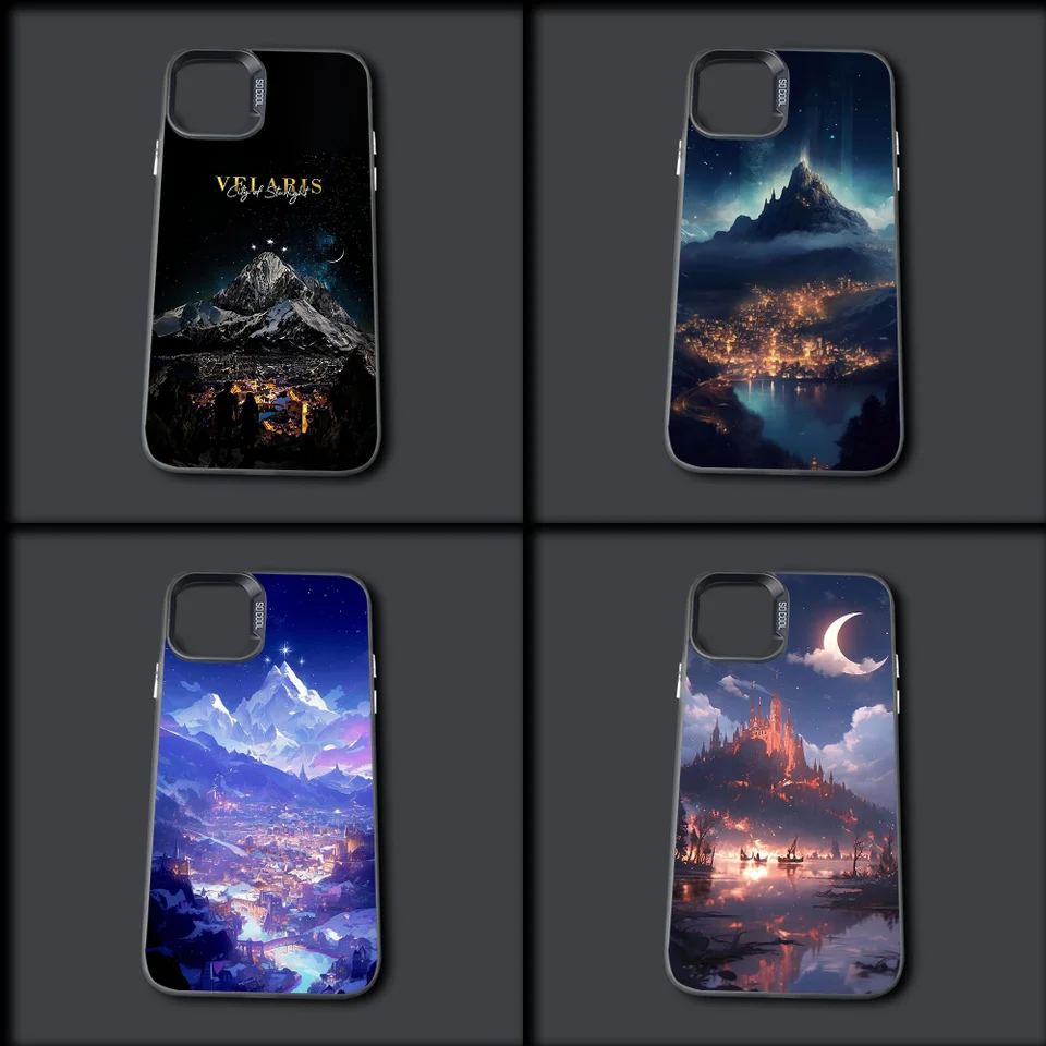 Velaris Court of Mist and Fury Telefon Case pre iPhone 16,15,13,12,11, Mini, Pro, max