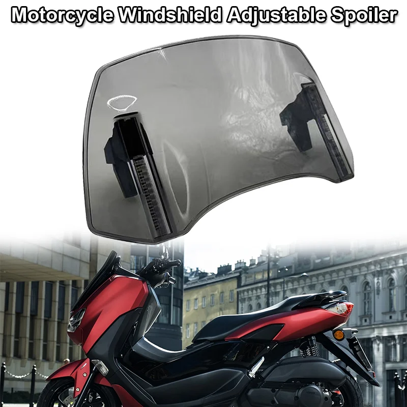 Veličenstvo 400/ABS X-City 125 Motocykel predlžovacieho predlžovacieho skla Nastaviteľný deflektor spojlera Prispôsobený pre Yamaha Nmax N125 NMAX150 NMAX155