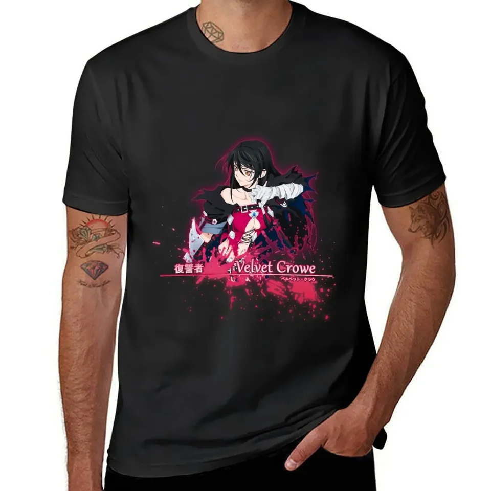 Velvet - Tales of Berseria Tričko vznešené nadmerné vintage vintage tričká Man Clothes Men Obliekanie