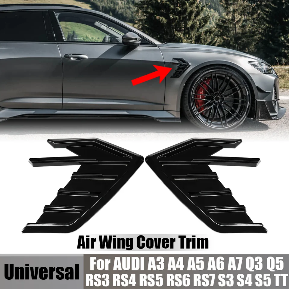 Venkerové odtokové vetracie vetracie ventilátor pre odvetvie automobilu Universal pre Audi A3 A4 A5 A6 A7 S3 S4 S5 S6 S7 RS3 RS4 RS5 RS6 RS7