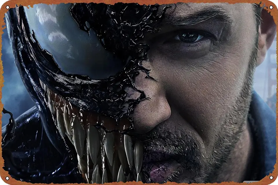 Venom Film Tom Hardy Movie plagát Vintage vzhľad