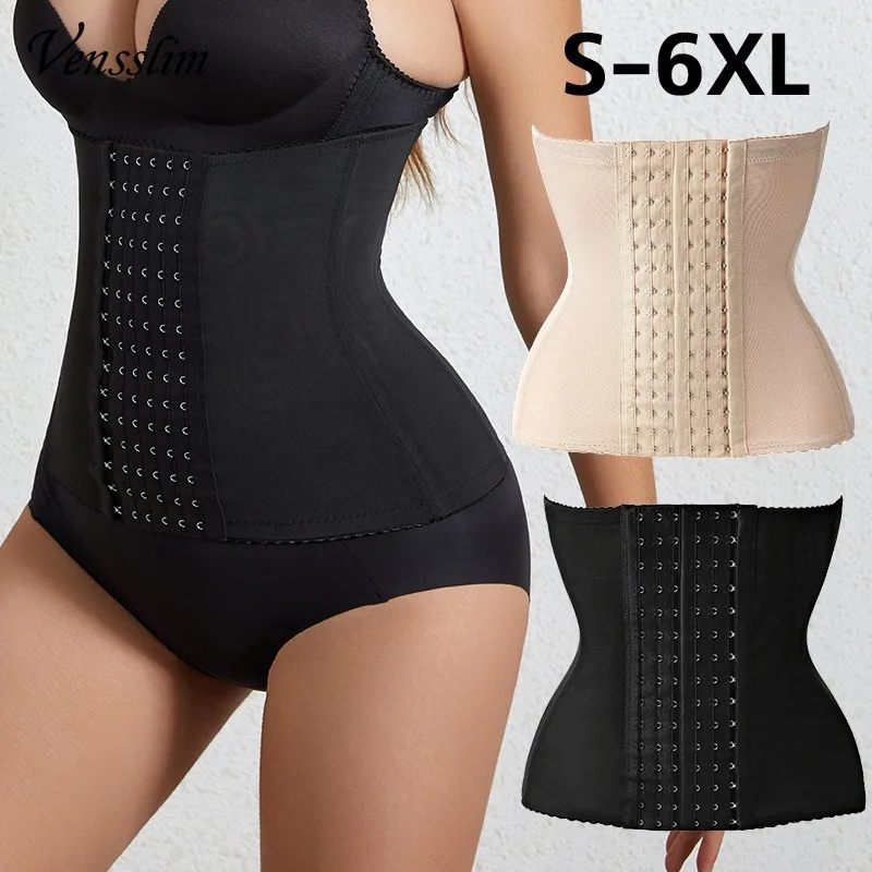 Vensslim S-6XL plus veľkosti pása tréner korzet Dámske teleso SHAPER SLEDAJÚCE BRET Brutky Ovládanie háčikov WRPA Belly kompresný popruh