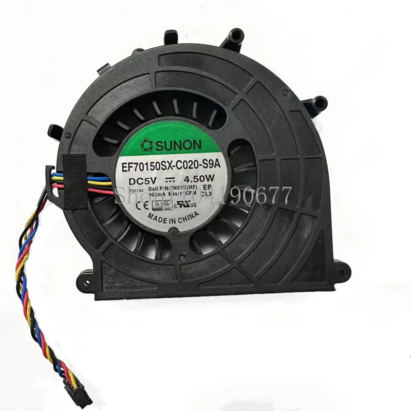 Ventilátor pre chladenie pracovnej plochy pre spoločnosť Dell Optiplex 3020 3020 m 9020 9020M Micro System02n51k