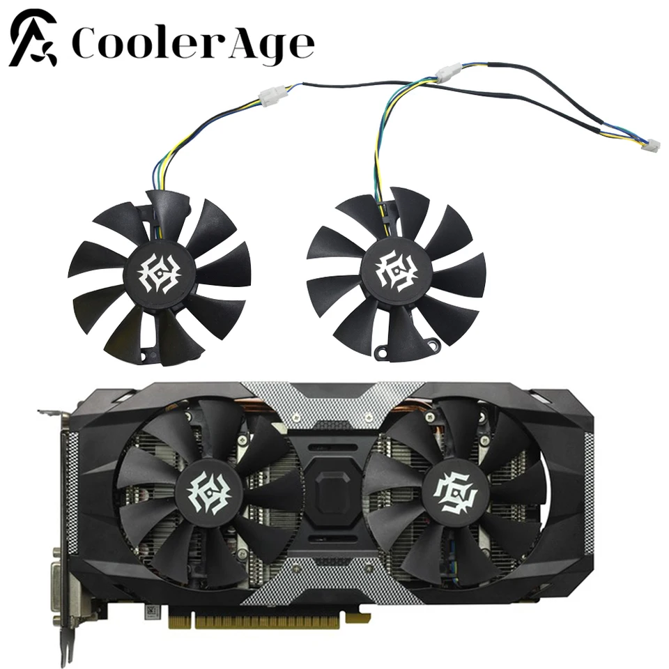 Ventilátor pre grafickú kartu pre Zotac GeForce GTX 1060 3G X-Gaming OC 85 mm GA91S2H GTX1060 Grafická karta COLING VENTILÁR