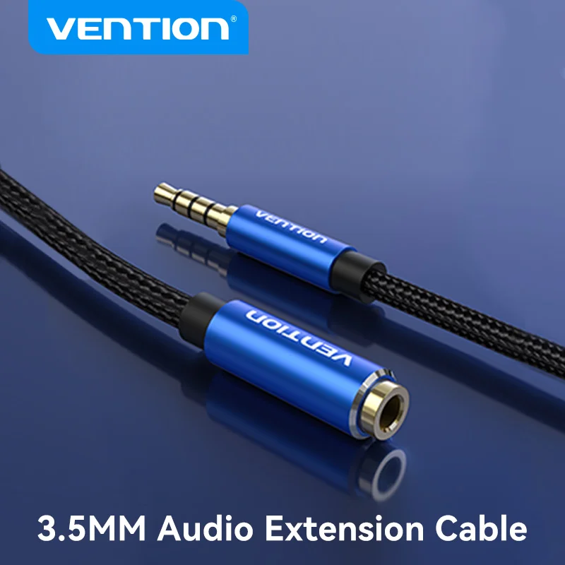 Vention Jack 3,5 mm predlžovací kábel pre auto pre notebook Mini PC TV Xiaomi Huawei Stereo 3,5 mm kábel reproduktora pre slúchadlá Audio Jack