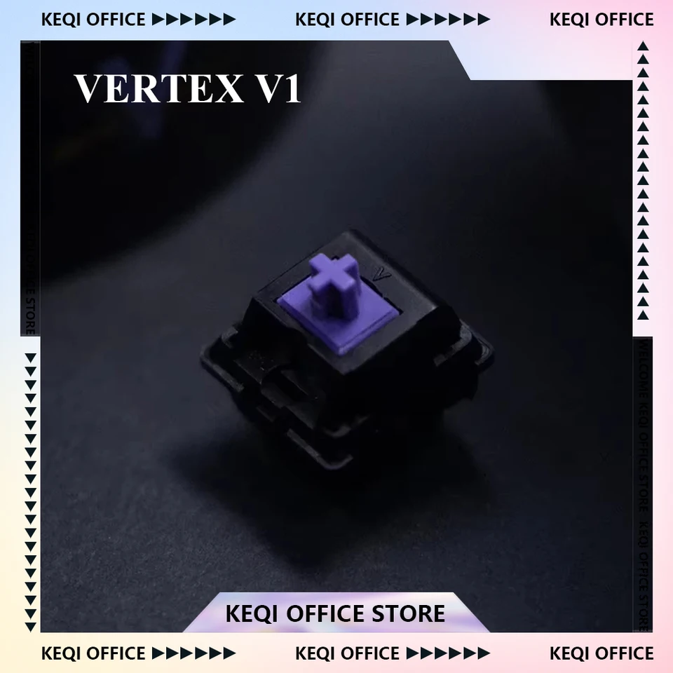 Vertex V1 Lineárne prepínače Verzia Lub-Lub s továrňou （s pohármi） Mechanická klávesnica DIY Factory Lubed Version Jwick PC Vlastný darček