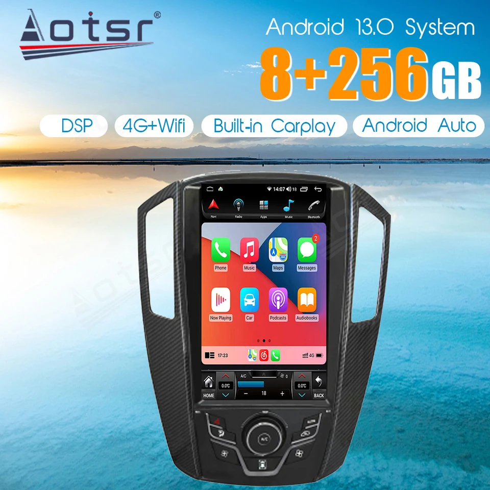 Vertikálna obrazovka pre Luxgen U6 2014 2015 2016 Android 13 Qualcomm Multimedia Player CarPlay GPS navigačnú dotykovú obrazovku Radio