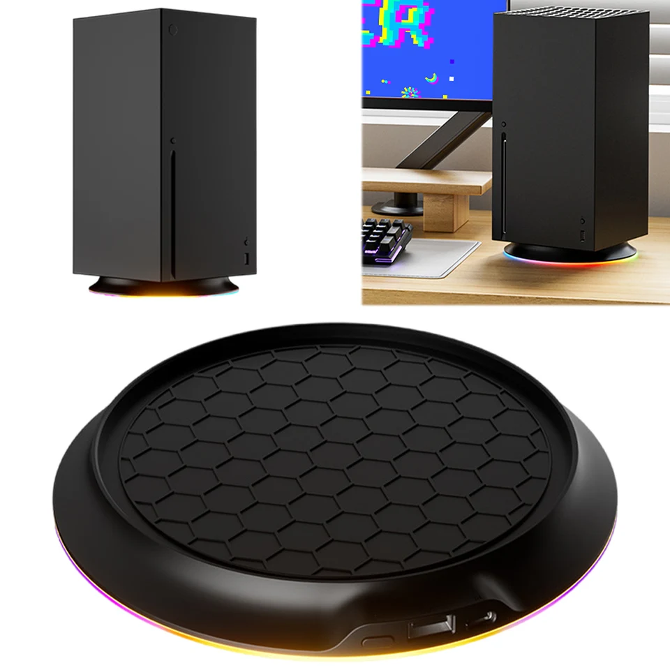 Vertikálny chladiaci stojan pre konzolu Xbox Series X Console s chladiacou stanicou USB 2.0 Cool Station RGB Cooler Docking Game Accessories