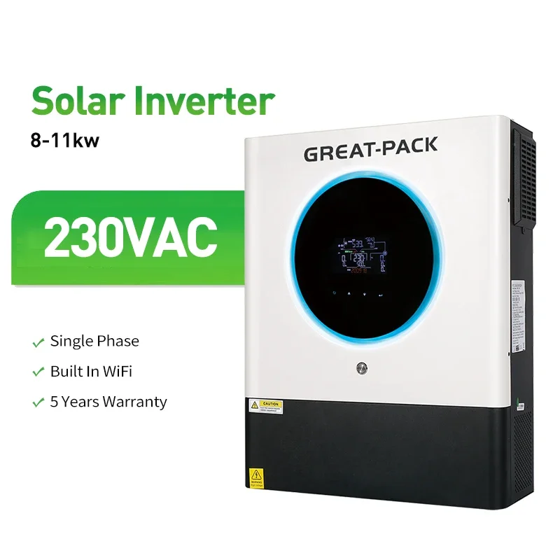 Verzia EÚ Domov použitie z mriežky 10 kW Solar Max Inverter Jednfázové solárne invertory na predaj