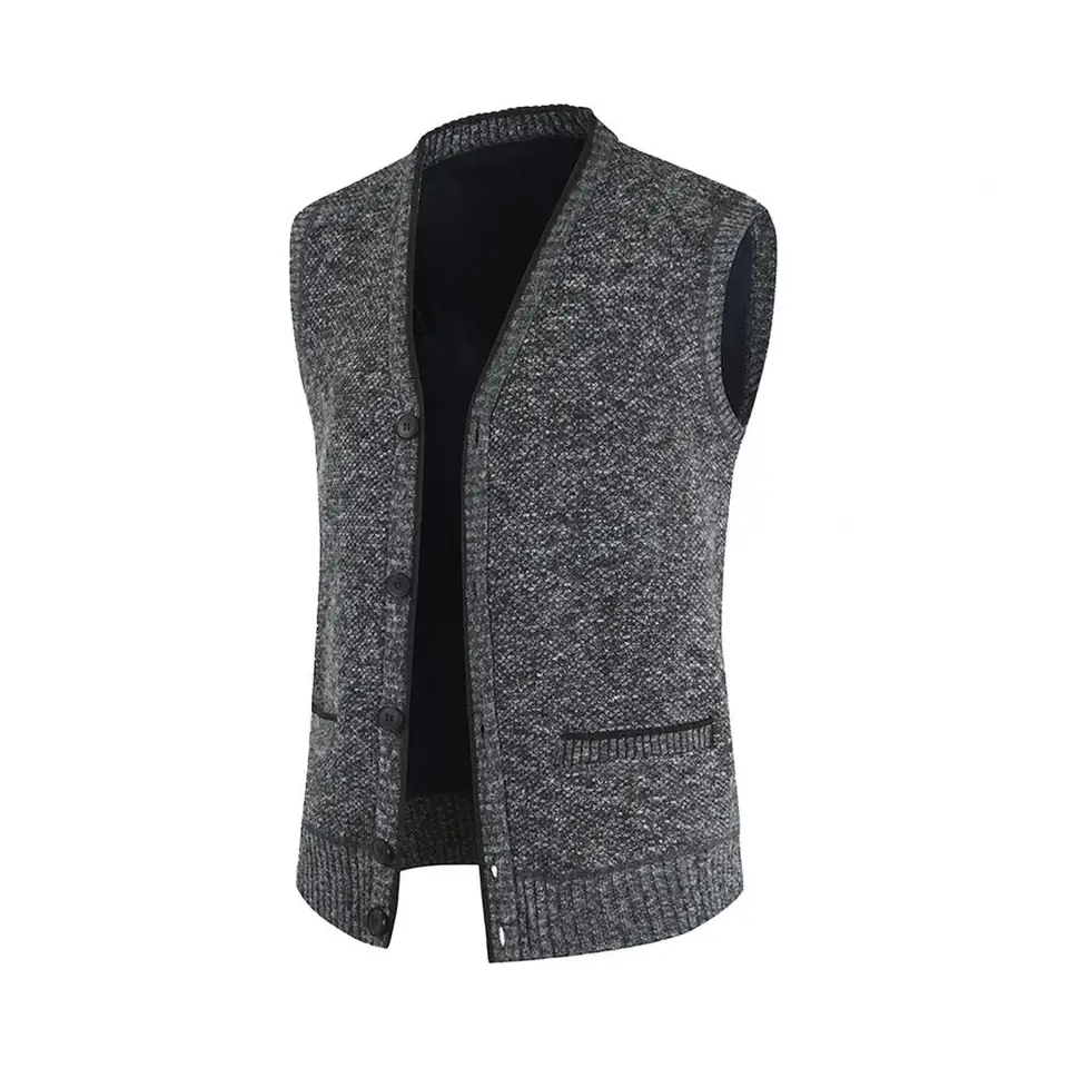 Ves-krk muži vesty muži vesty Elegantné pánske vesta v krku v vreckejstre