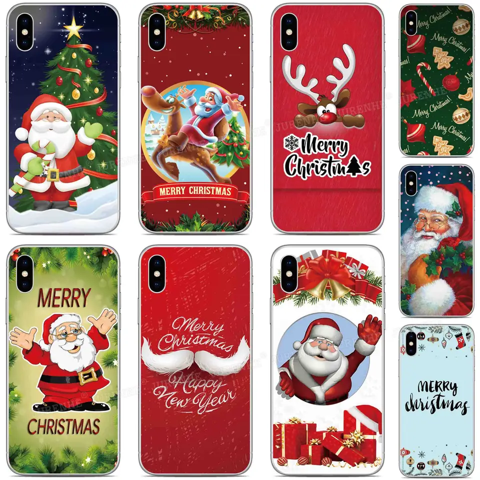 Veselé vianočné obálky pre Tecno povA Neo 2 3 4 Spark 8c 10c 10 9 9t Go 2023 Phantom x2 x camon 15 18 p 19 Pop 6 7 pro telefonický puzdro