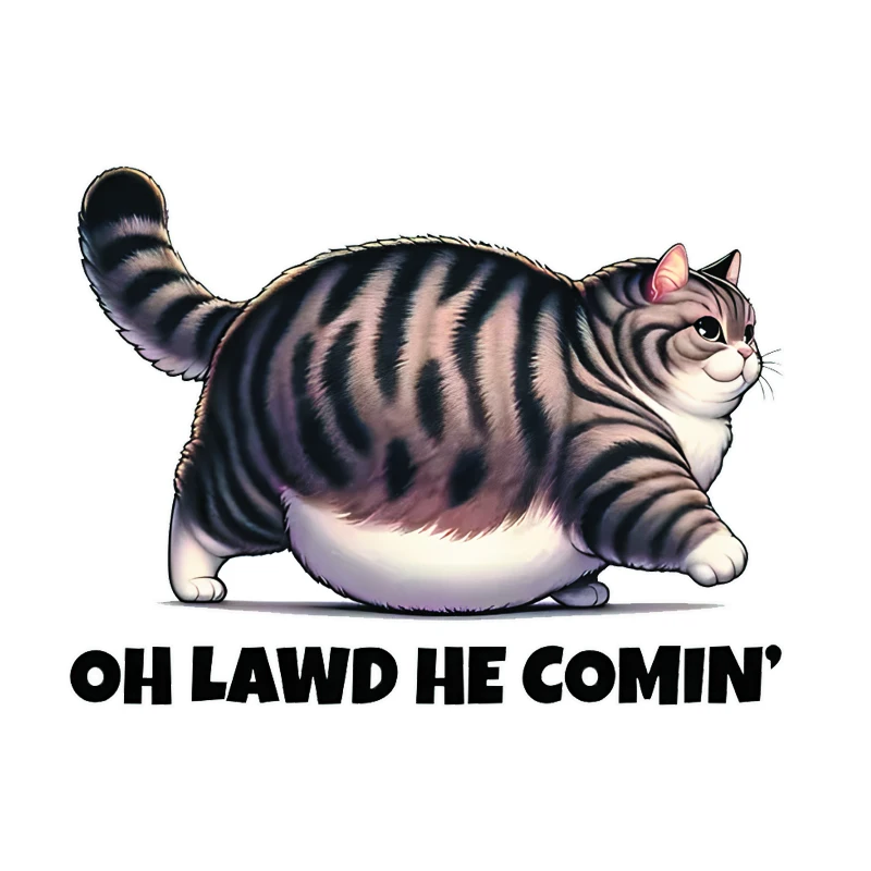 Veselé vinylové obtisky Chonk Cat Meme - odolná nálepka odolných proti poveternostným vplyvom pre autá, notebooky