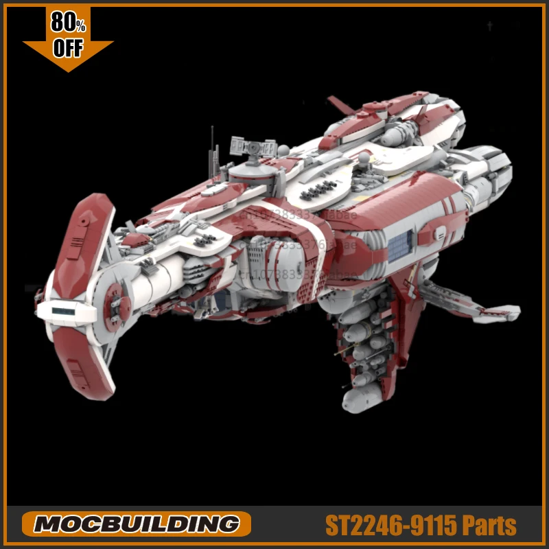 Vesmírne série UCS Escort Cruiser MOC Building Blocks Collection Technology Tehly DIY Model Model Display Hračky vianočné darčeky