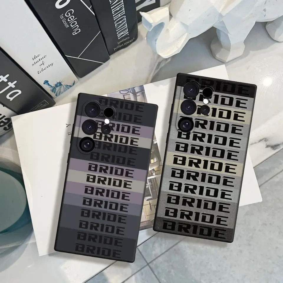 Vesta JDM Material Print Pase Pase pre Samsung Galaxy S24 23 21 S20 Ultra S10 S9 Plus S24 20ultra 22Plus čierne obaly