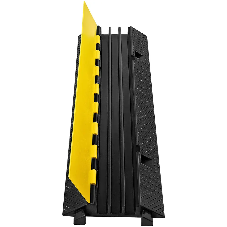 Vevor 3 kanálový gumový kábel chránič RAMP RAMP RAMP KABELOVÝ KABNÁLNA KABLÁDA Kryt RAMP BUMP RAMP RAMP RAMP RAMP