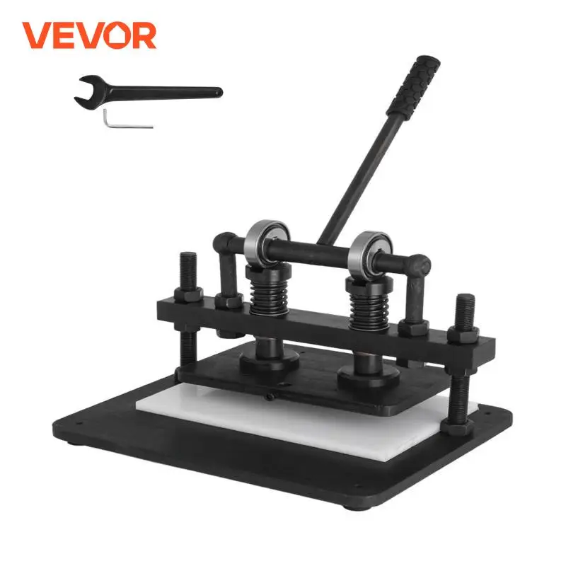 Vevor koža rezanie studenej kreslenej ocele s 260x150 mm čierna horná doska manuálna mačka rezačka renifára PVC papier PVC