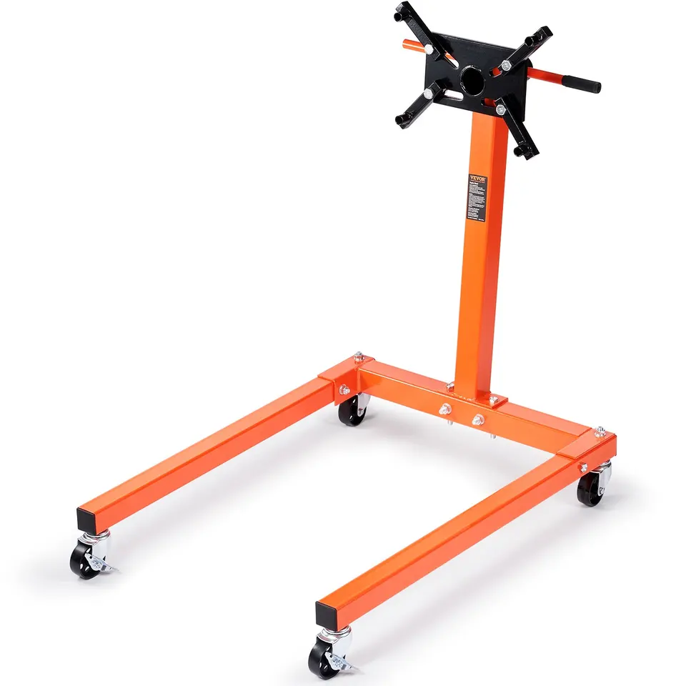 Vevor Motor Stand 750/1300/1500 LBS Rotačný motor motora s motorom s 360 stupňami nastaviteľnou hlavou Dolly pre automatické opravy vozidla