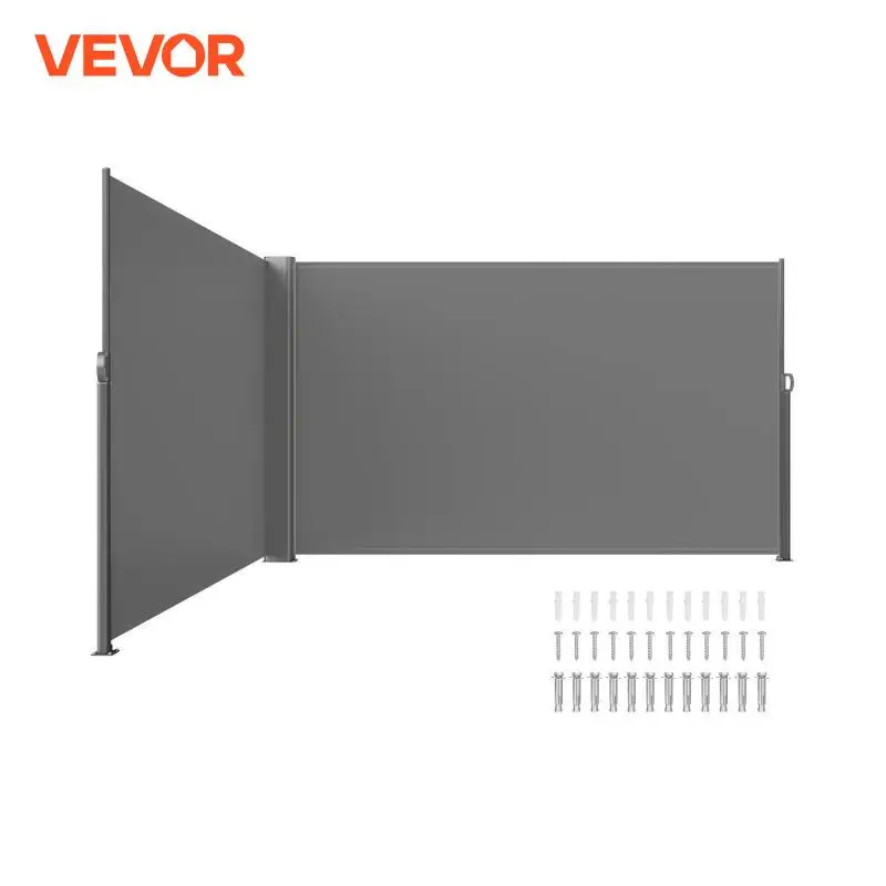 Vevor stiahnuteľná bočná markíza hliník Outdoor Outdoor Contry Ocvate Ocvate vodoterné zatiahnuteľné terasa pre terasu pre terasu Balkón
