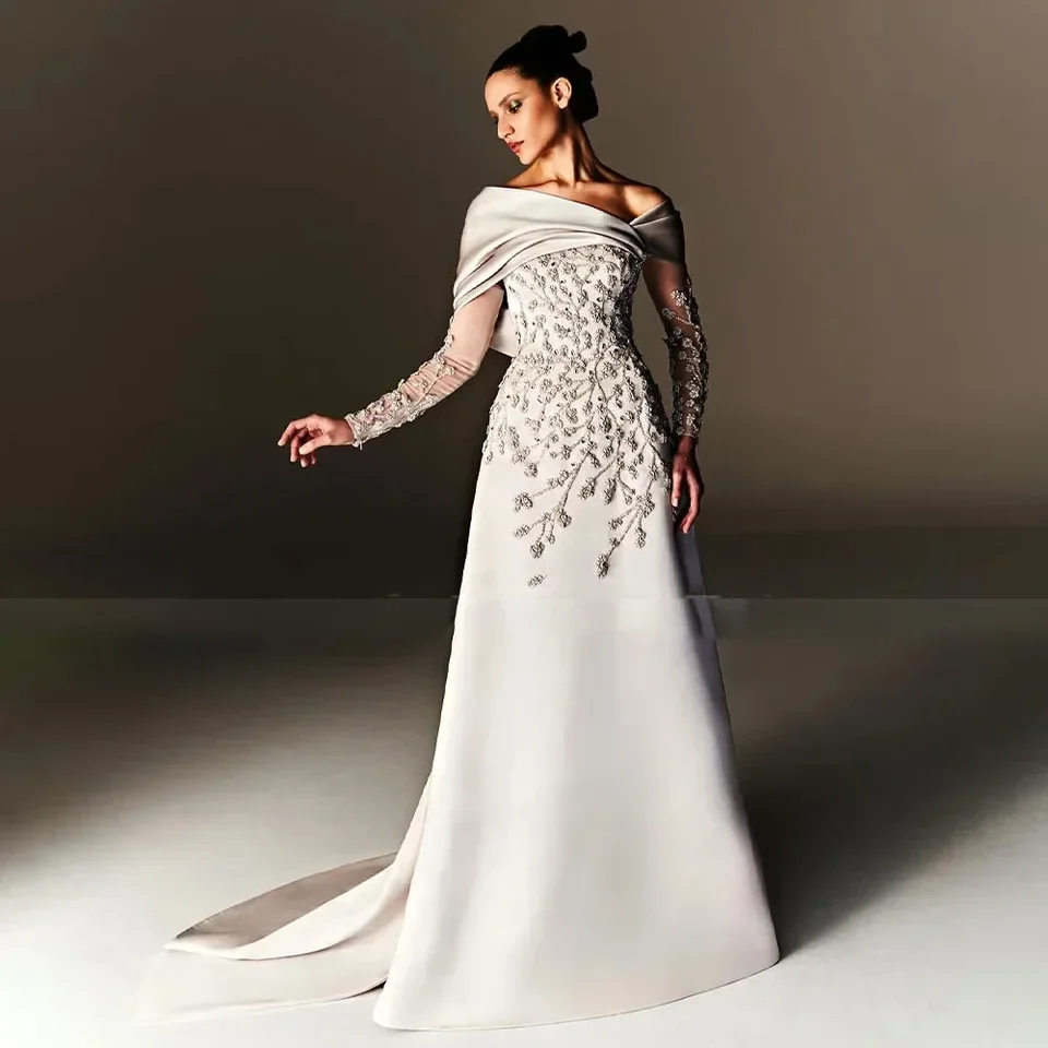 Večerné šaty pre ženy elegantné korálky Flitrované šaty A-line plesové šaty elegantné z obliek