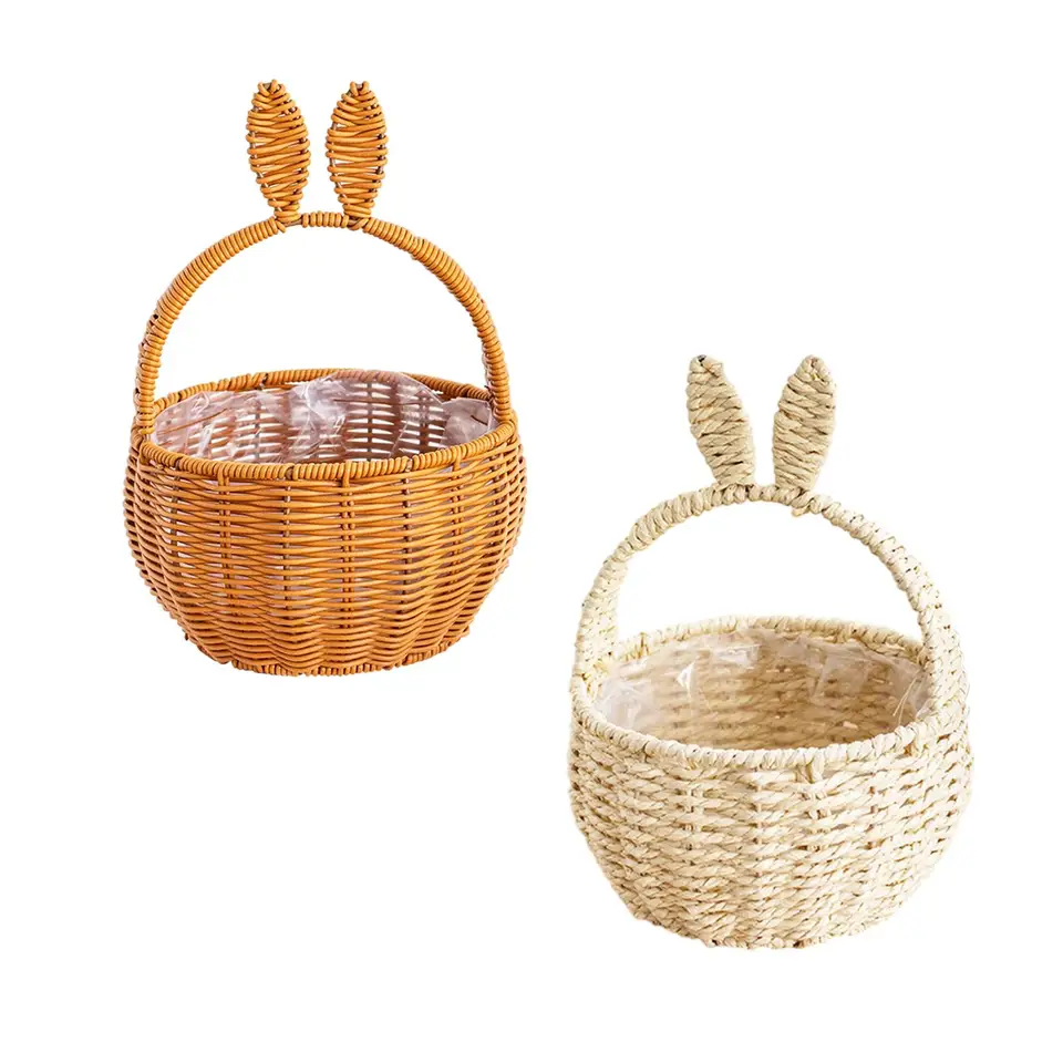 Veľkonočné vajcia Candlings Darčekové skladovanie Kôš 7x11inch rozkošný multifunkčný pre večierok uprednostňuje výzdobu Lightweight