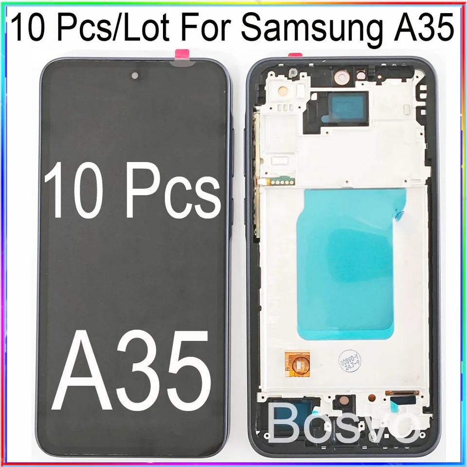 Veľkoobchod 10 kusov/veľa pre displej obrazovky Samsung A35 LCD s dotykovou zostavou 5G A356B A356E