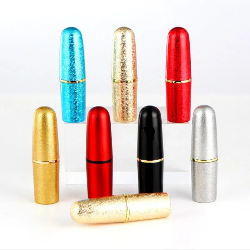 Veľkoobchod 12,1 mm prázdne rúžové fľaše guľky rúžové lupové škrupiny pery lesk Lipbalm rúžky rúžové rúry kozmetické pery rúrky