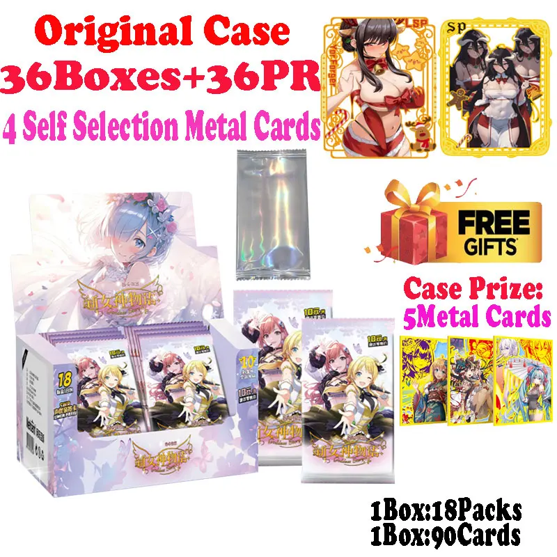 Veľkoobchod 2024 Posledná malá žaba bohyne príbeh 10M06 Zberná karta Waifu Booster Box CCG TCG Doujin Hračky a hobby darček