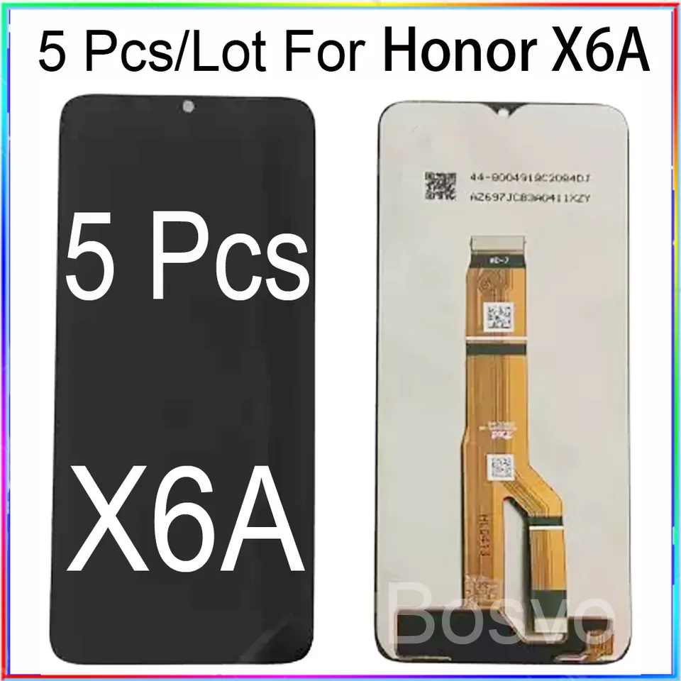 Veľkoobchod 5 kusov/veľa pre Honor X6A Displej LCD s dotykovou zostavou pre Huawei X5 Plus