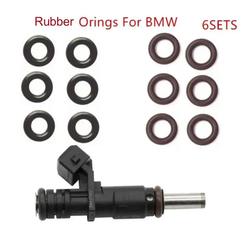 Veľkoobchod 6setových súprav na tesnenie paliva pre BMW E63 E64 E65 E66 E90 E91 E92 E93 N52B25 2,5L 7531634 Opravné diely (AY-RK326)