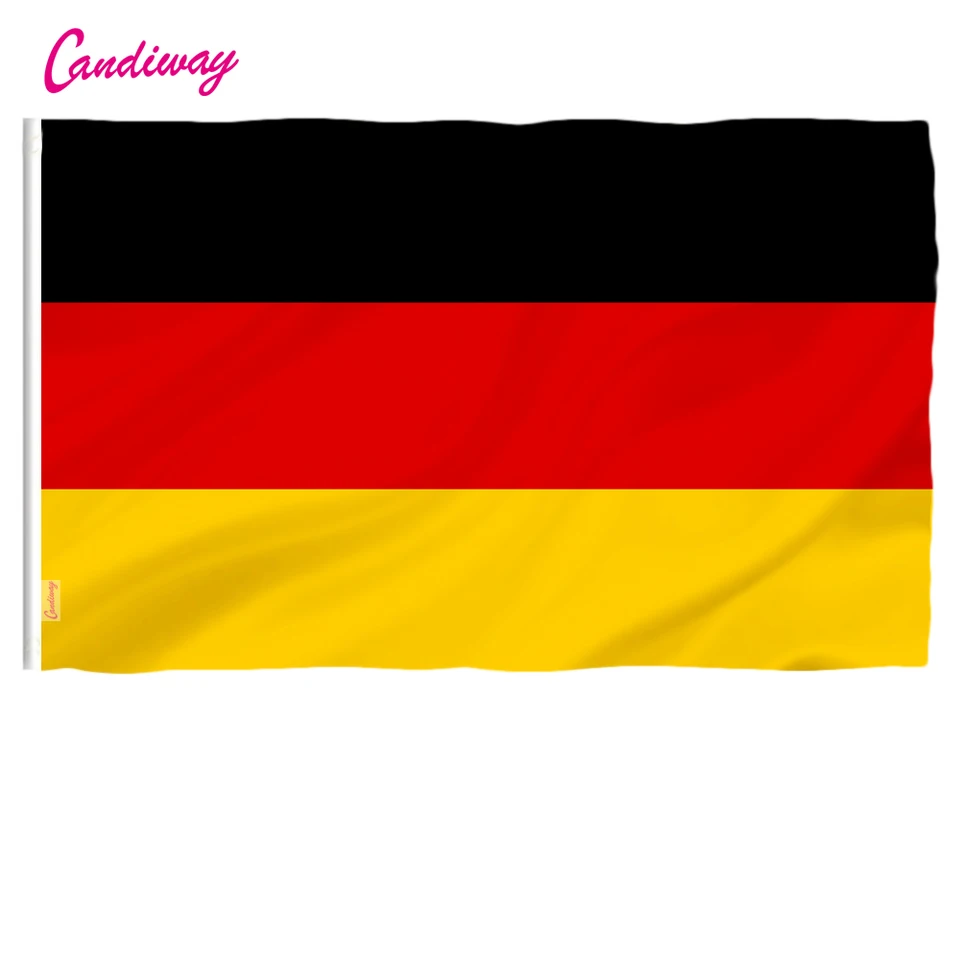 Veľkoobchod 90x150mm vlny 3x5 stôp super-poly nemecká vlajka Country Nemecko futbalový banner 3x5 stôp vianočné darčeky