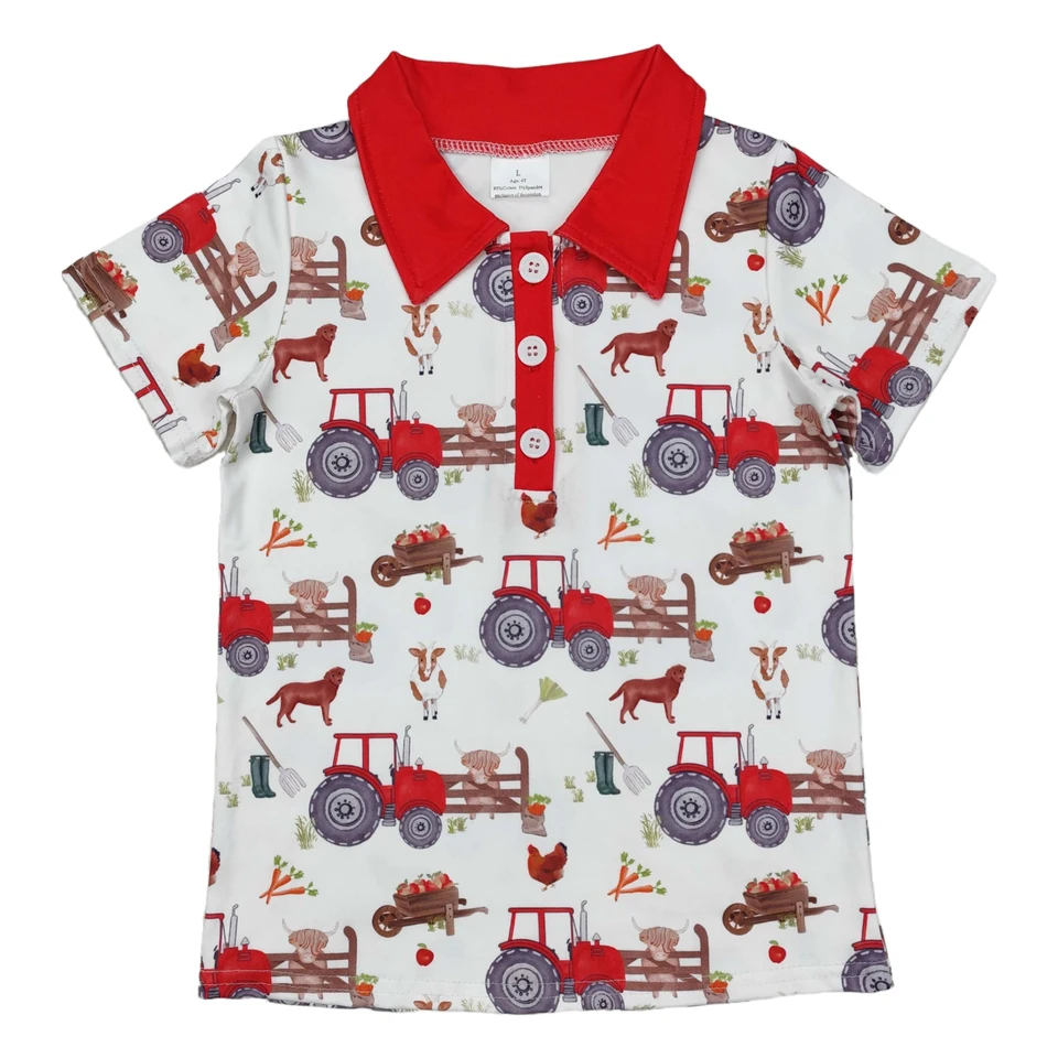 Veľkoobchod Baby Boy Letná farma Camo Gray Tirlk Beachwear Kids Krátke rukávy gombíky hore klošné deti detské šaty