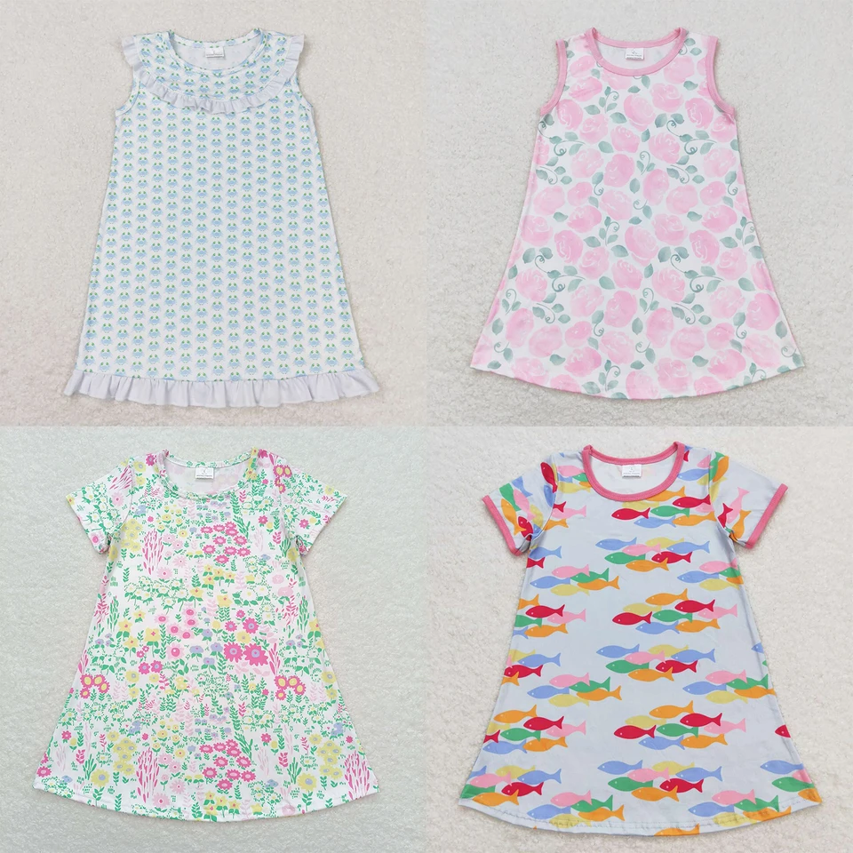 Veľkoobchod dievčatko Boutique Boutique Floral Twirl šaty batoľa dojča