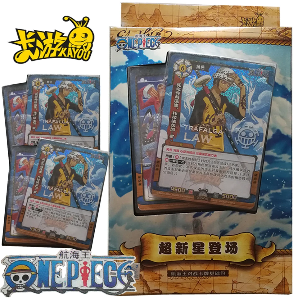 Veľkoobchod Kayou One Piece Card pre dieťa Donquixote Rosinante Boa · Hancock Populárny anime Limited Game Collection Card Hračky