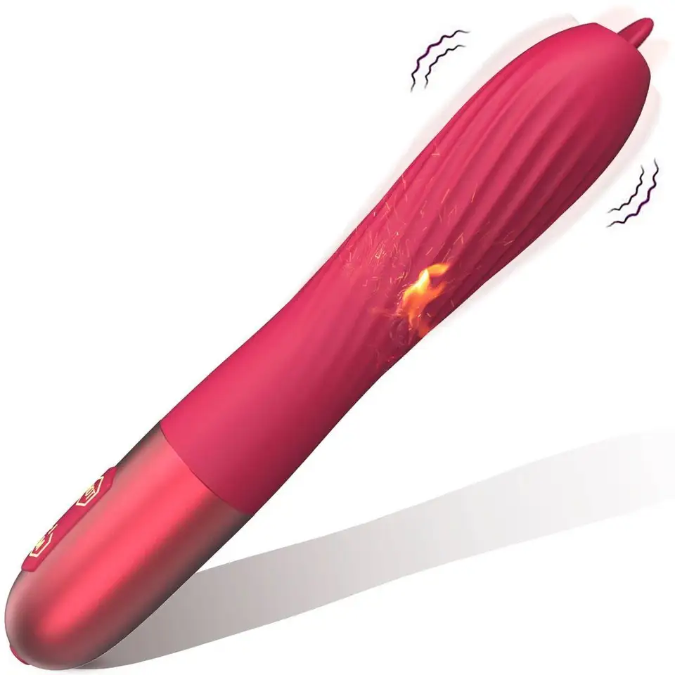 Veľkoobchod silikónové dildo vibrátor vykurovacie vibrátor pero Pen dlho trvalé sexuálne hračky vibrátora