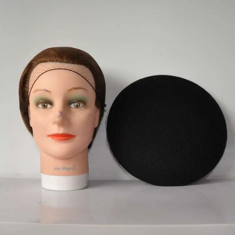 Veľkoobchod úplne nový 60 percent / veľa čiernych invisibale nylonových vlasov sieť pre parochne / vlasové opotrebenie / vlasová ornament / sieťová čiapka