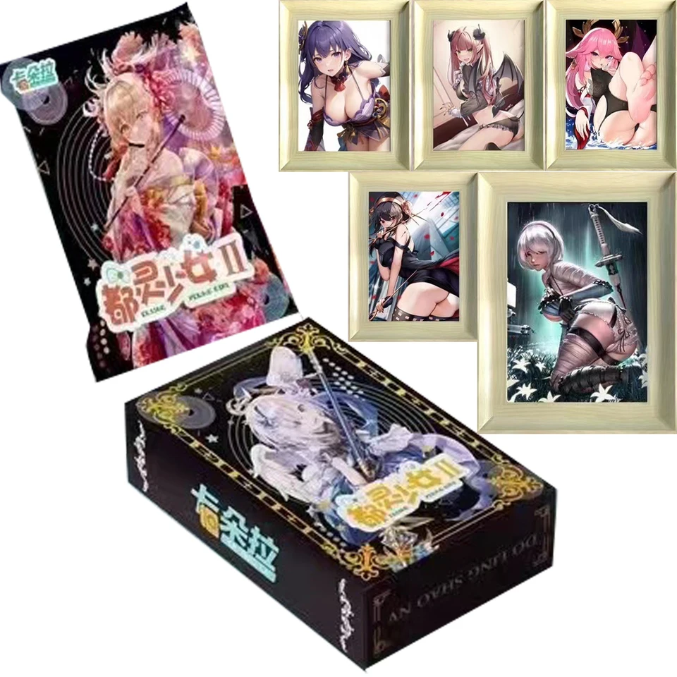 Veľkoobchodné bohyne zbierky príbehu Cards Duling Young Girl Booster Box Anime Goddess Swimsuit Bikini Feast Doujin Hračky darček
