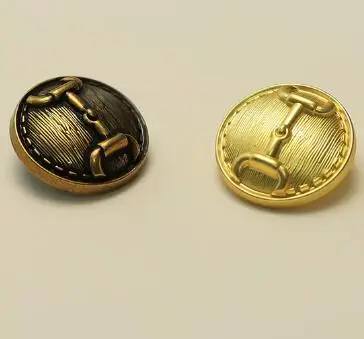 Veľkosť 10ks/šarža: 15 mm 23 mm módne retro kovové tlačidlá okrúhle gombíky Dámske oblečenie Cloth Clothing Accessories (KK-2994)
