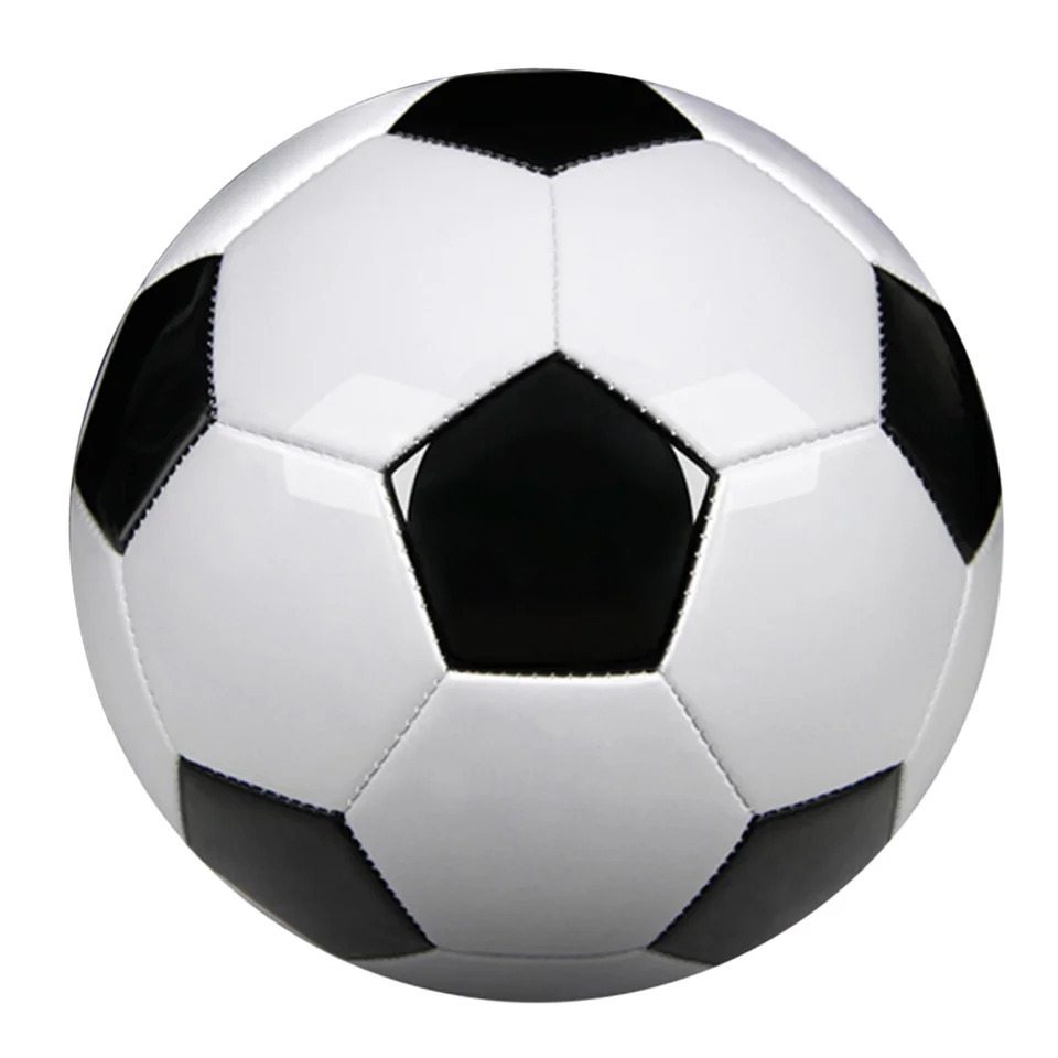 Veľkosť 5 Profesionálny tréning futbalových loptičiek PU koža Čierne biele futbalové futbalové lopty gól tím Atch Training Balls