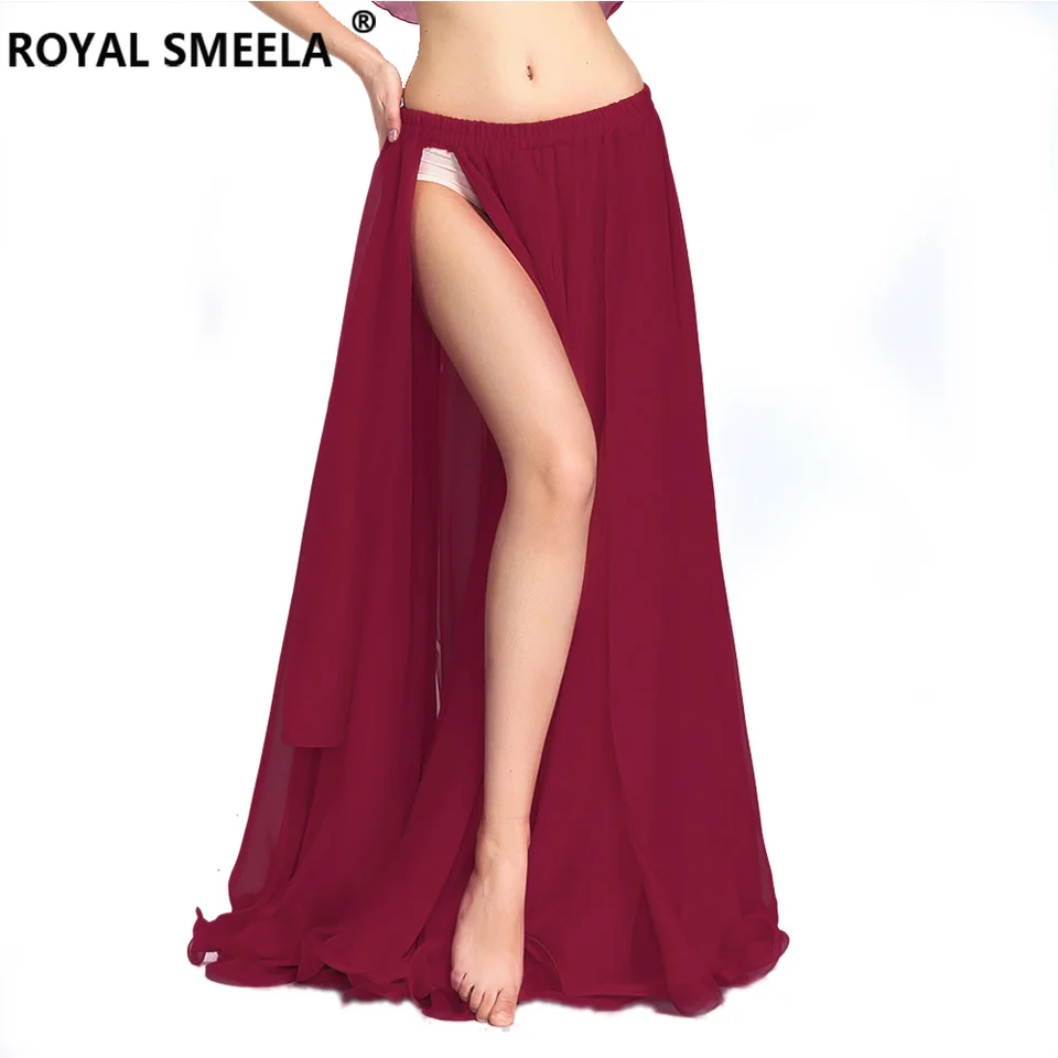 Veľká hojdačka sukňa sexy brušné tanečné sukne Ženy Kmeňové brucho Dance kostým brušné šaty rozdelené