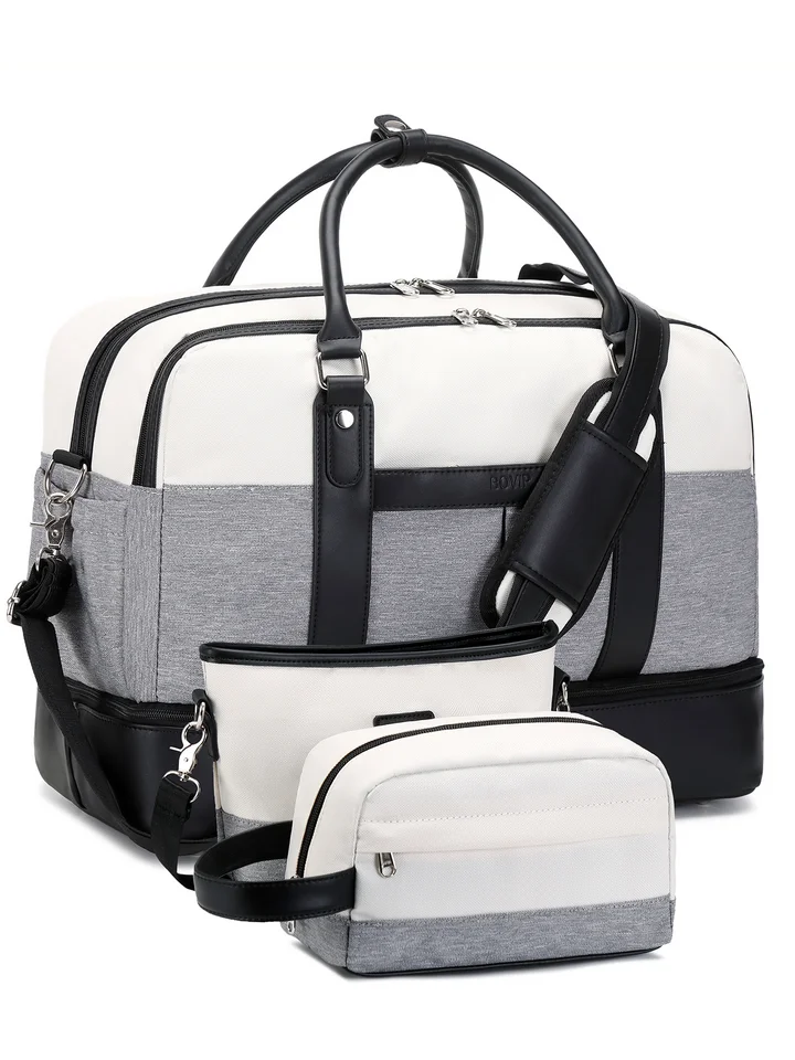 Veľká kapacita Cestovná taška Kabelka Tote Travel Bag Weekend Taška s obuvou priestranné cestovné nočné tašky