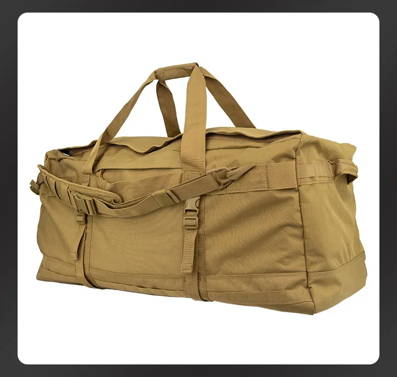Veľká kapacita cestovná taška v čiernej zelenej khaki, multifunkčná kempingová taška s 106 l Oxford handričkou Outdoor Sport Kabelky