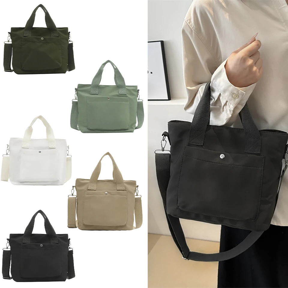 Veľká kapacita dochádzajúcej do dochádzajúcej tašky na neformálne taška Módna taška Jednoduchá všetko tote taška akadémie Crossbody Bag 01
