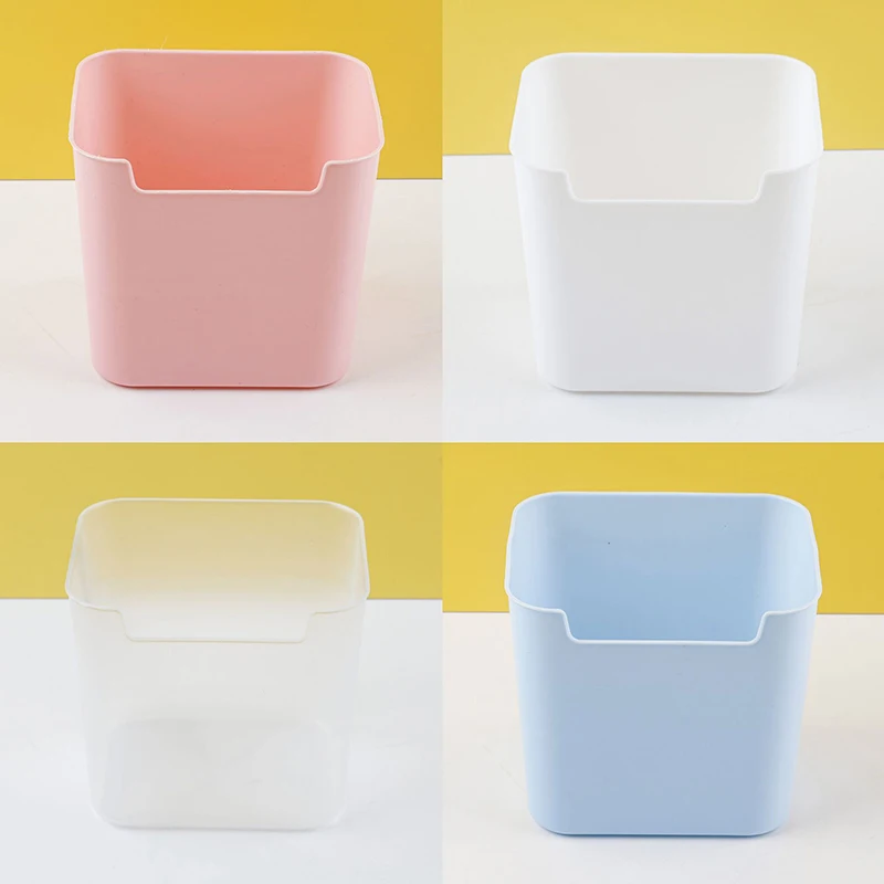 Veľká kapacita držiaka pera Solid Color Desktop Storage Box