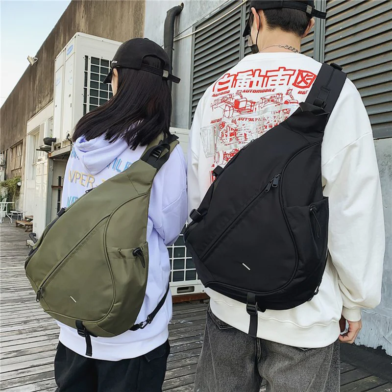 Veľká kapacita Pánske balenie hrudníka Príležitostné hip hop cestovné unisex krížové tašky Vysoko kvalitné nylonové skladovacie ramená vrecko zadarmo Doprava zadarmo