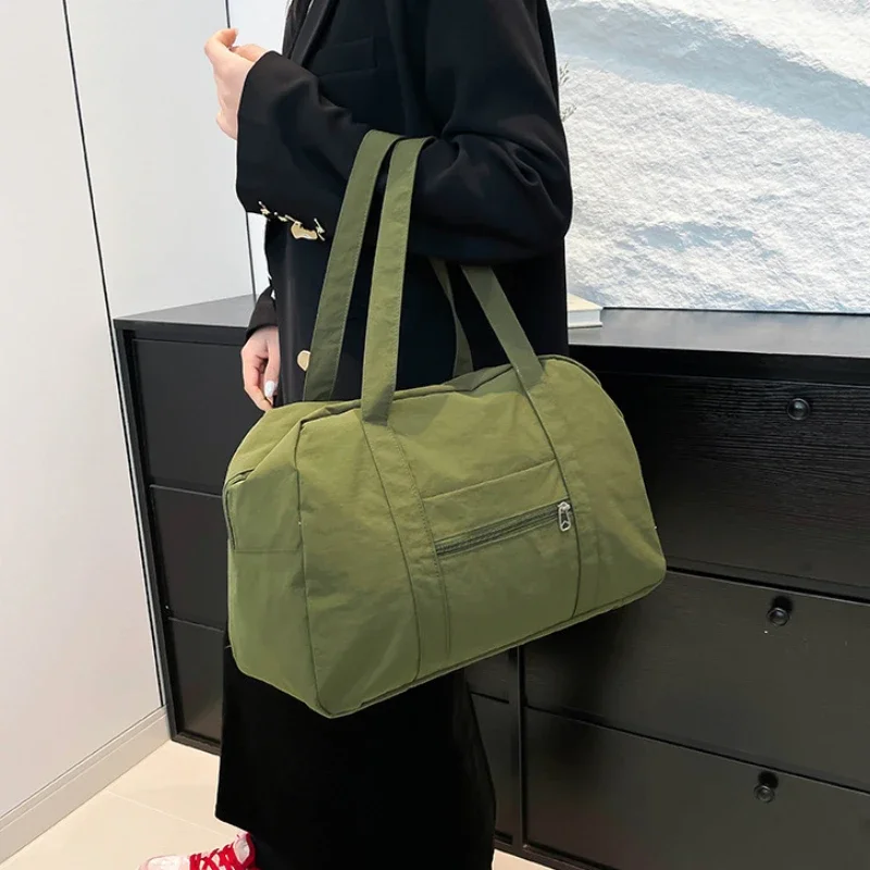 Veľká kapacita vrecká na ramená pre ženy Cast Travel Tote Bag Dámy módne bostonské kabelky Fámske nákup