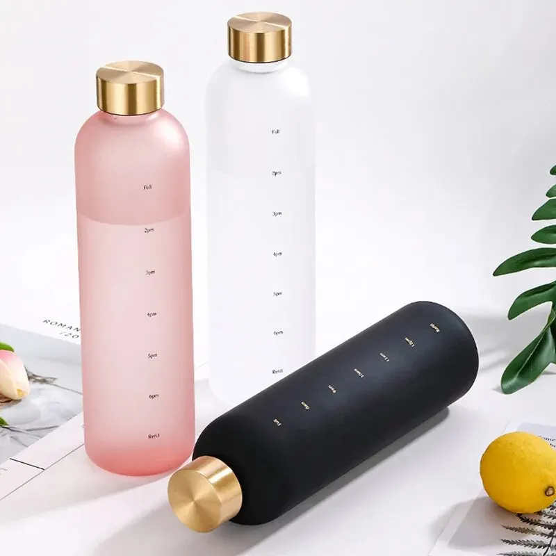 Veľká kapacita športového pohára 1000 ml letných športov a fitness robustná kvapka odolná voči plastovému pohárik