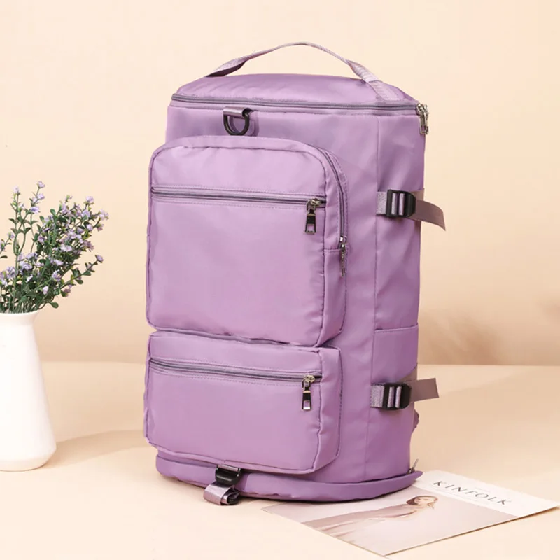Veľká kapacita Ženy Ramené cestovné batoh Lady Weekend Sports Yoga batožina zipsové tašky Multifunkcia Crossbody Bag Outdoor