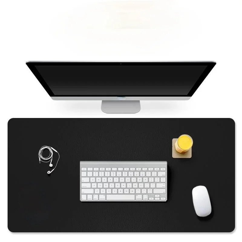 Veľká podložka myši obojstranná PU koža vodotesná stolová podložka počítač počítač MousePad Key Stolová tabuľa
