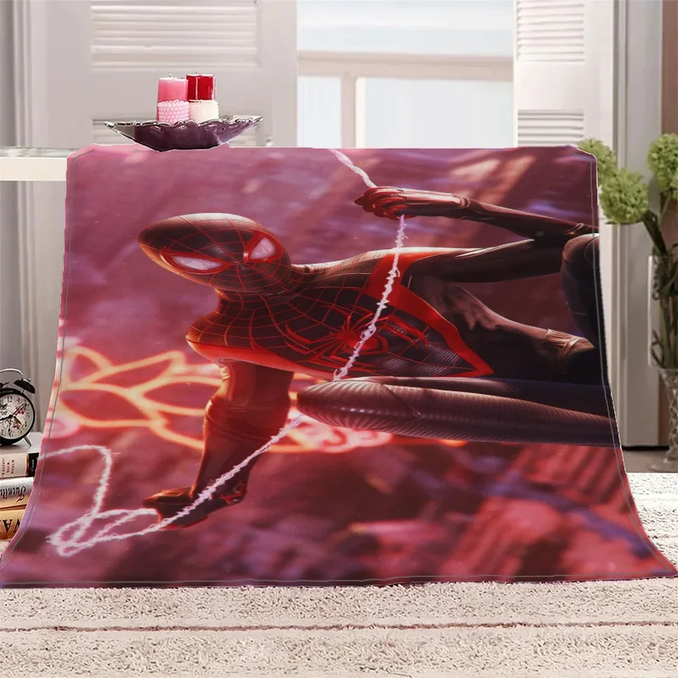 Veľká prikrývka pre pohovky Spider Man Ozdobné prikrývky pre detskú detskú prikrývku King Veľkosť mikrovláknových prikrývok a hádzanie