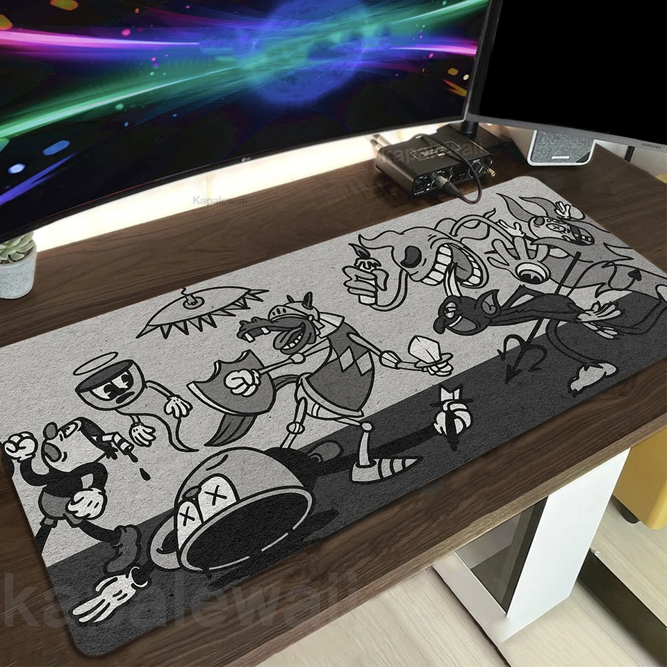 Veľká ulica Graffiti MousePad Gaming Accessories Mouse Pad Gamer Mouse Mous Moust Game Rýchlosť klávesnice Art Computer Desk Mat 900x400 mm